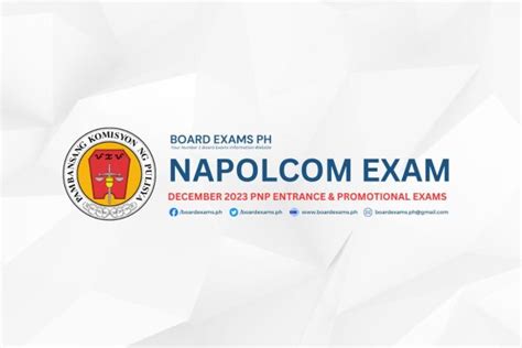 DECEMBER 2023 NAPOLCOM EXAM: Requirements and .